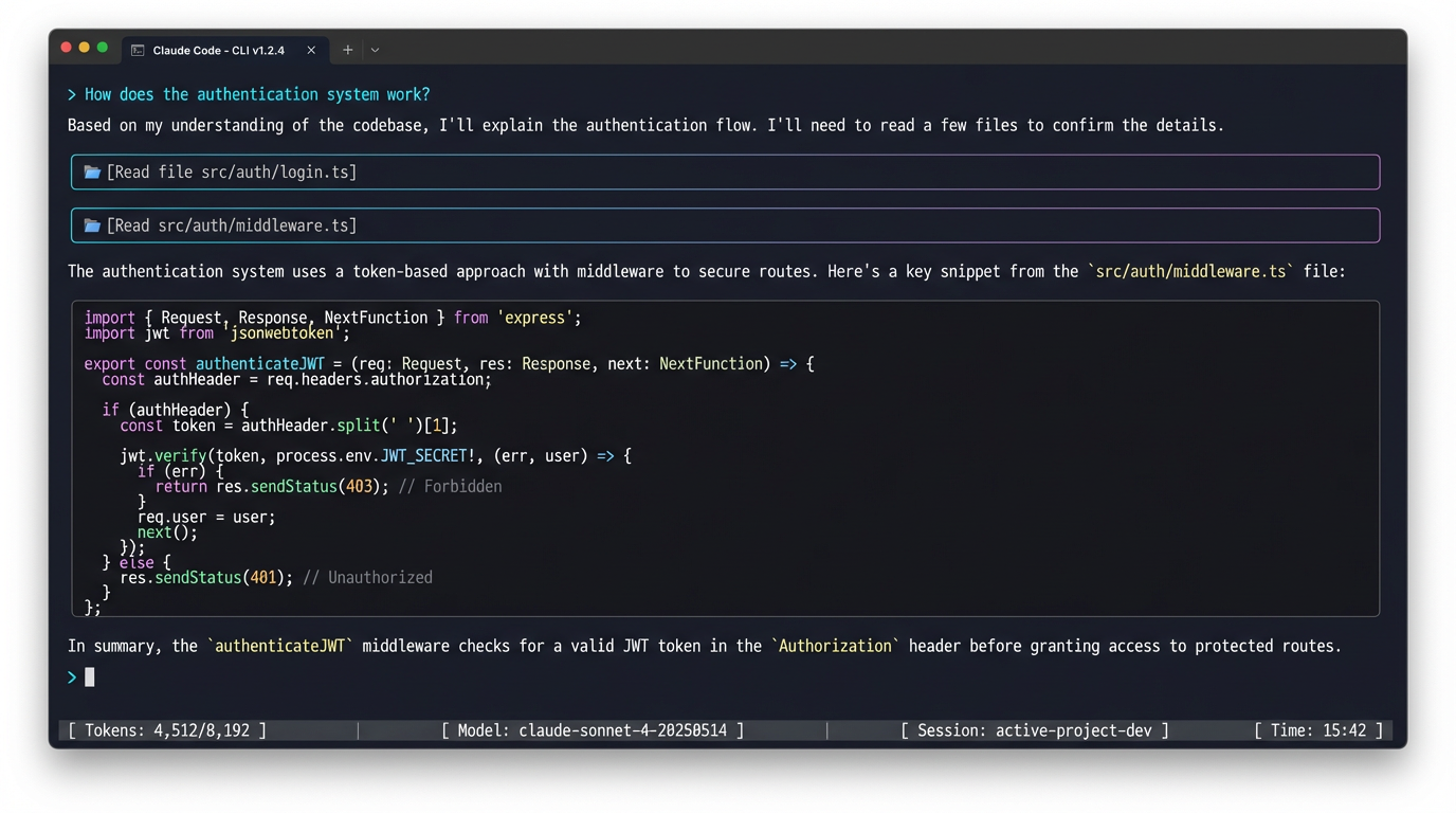 Claude Codeのターミナル画面